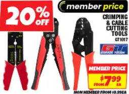 Autobarn Crimping & cable cutting tools offer