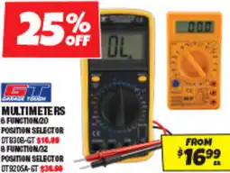 Autobarn Multimeters offer