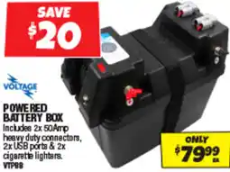 Autobarn Powered battery box offer
