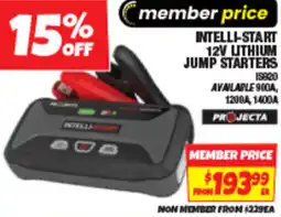 Autobarn Intelli-start 12v lithium jump starters offer