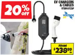 Autobarn Ev chargers & cables offer