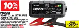 Autobarn Noco boost x ultrasafe jump starters offer