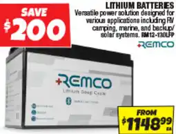 Autobarn Lithium batteres offer