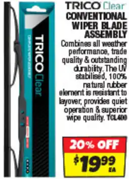 Autobarn Trico clear conventional wiper blade assembly offer