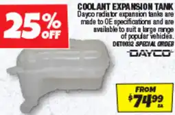 Autobarn Coolant expansion tank offer