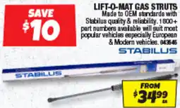 Autobarn Lift-o-mat gas struts offer