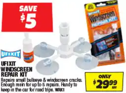 Autobarn Ufixit windscreen repair kit offer