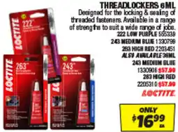 Autobarn Threadlockers offer
