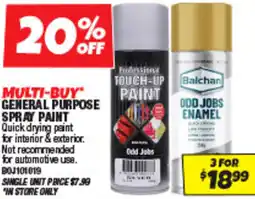 Autobarn General purpose spray paint offer