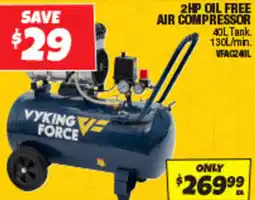 Autobarn Oil free air compressor offer