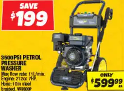 Autobarn Petrol pressure washer offer