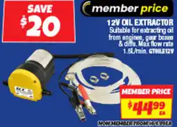 Autobarn Oil extractor offer