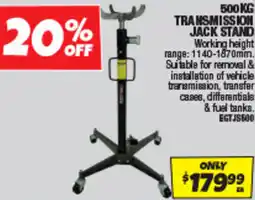 Autobarn Transmission jack stand offer