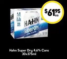Drakes Hahn Super Dry 4.6% Cans offer