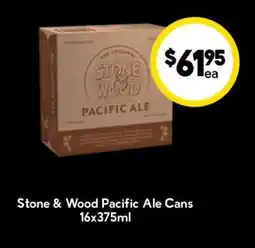 Drakes Stone & Wood Pacific Ale Cans offer