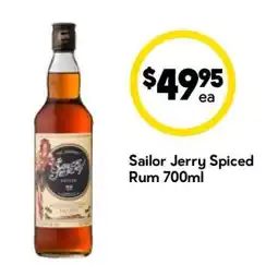 Drakes Sailor Jerry Spiced Rum 700mL offer