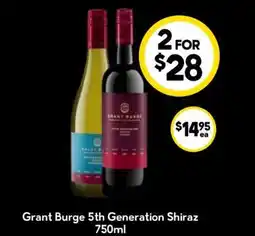 Drakes Grant Burge 5th Generation Shiraz 750ml offer