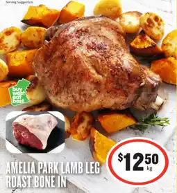 IGA AMELIA PARK LAMB LEG ROAST BONE IN offer