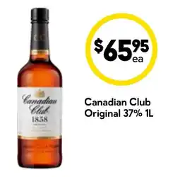 Drakes Canadian Club Club Original 37% offer