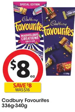 Coles Cadbury Favourites offer
