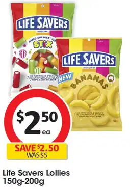 Coles Life Savers Lollies offer