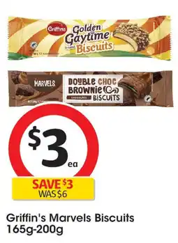 Coles Griffin's Marvels Biscuits offer