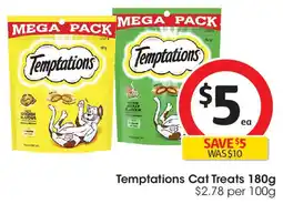 Coles Temptations Cat Treats offer