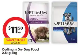 Coles Optimum Dry Dog Food offer