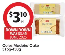 Coles Coles Madeira Cake offer