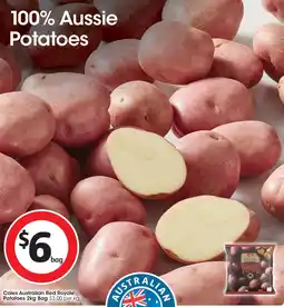 Coles Coles Australian Red Royale Potatoes Bag offer