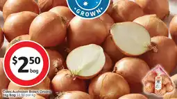 Coles Coles Australian Brown OnionsColes Australian Brown Onions 1kg Bag offer