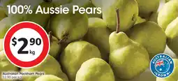 Coles Australian Packham Pears offer