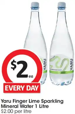 Coles Yaru Finger Lime Sparkling Mineral Water offer