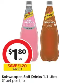 Coles Schweppes Soft Drinks offer