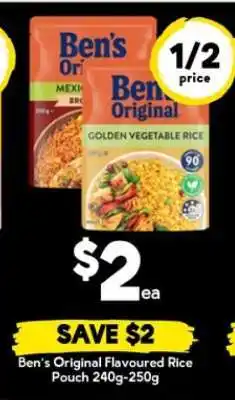 Drakes Ben's Original Flavoured Rice Pouch 240g-250g offer
