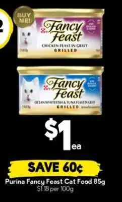 Drakes Purina Fancy Feast Cat Food 85g offer