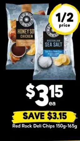 Drakes Red Rock Deli Chips 150g-165g offer