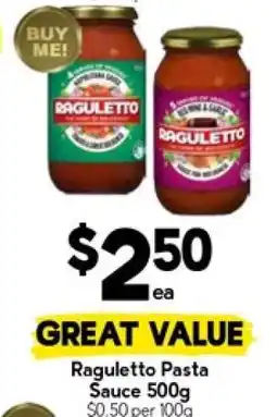 Drakes Raguletto Pasta Sauce 500g offer