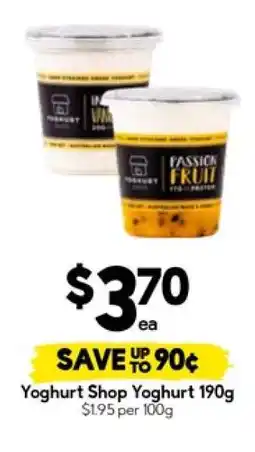 Drakes Yoghurt Shop Yoghurt 190g offer