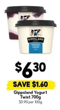 Drakes Gippsland Yogurt Twist 700g offer