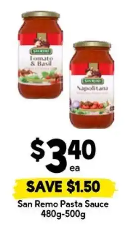 Drakes San Remo Pasta Sauce offer