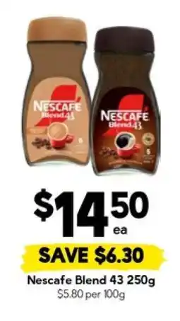 Drakes Nescafé Blend 43 250g offer