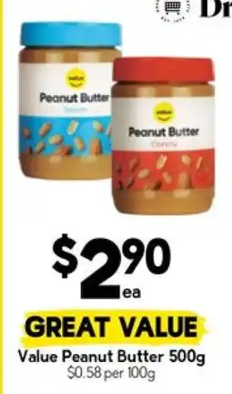 Drakes Value Peanut Butter 500g offer