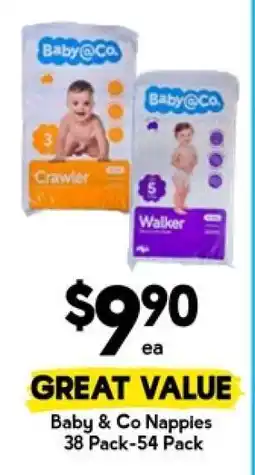 Drakes Baby & Co Nappies offer