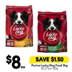 Drakes Purina Lucky Dog Food 3kg offer
