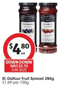 Coles St. Dalfour Fruit Spread offer