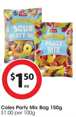 Coles Coles Party Mix Bag offer