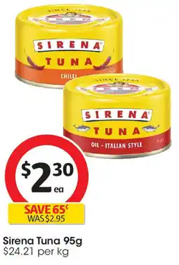 Coles Sirena Tuna offer