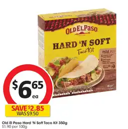 Coles Old El Paso Hard 'N Soft Taco Kit offer