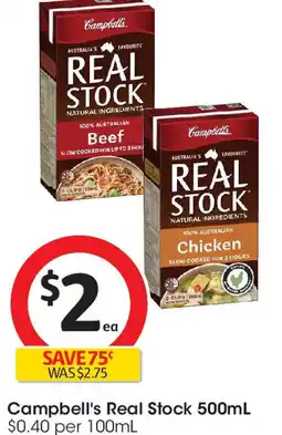 Coles Campbell's Real Stock offer